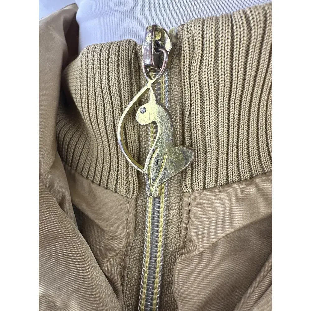 Vintage Y2K Baby Phat Feather Down Puffer Vest Gold Button Zip Womens Size Large - Picture 15 of 16